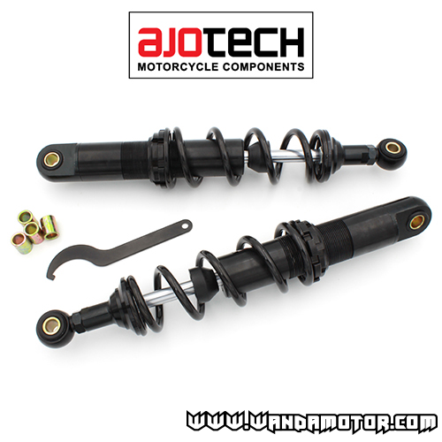 Ajotech Six-Roll rear shocks 330mm black